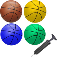 ABAJI 5 inch mini rubber basketball for kids with hand pump and needle - view 6