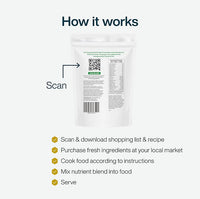 JustFoodForDogs DIY Nutrient Blend for Homemade Dog Food, Chicken & White Rice