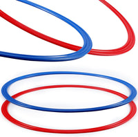 Libima 12 flat 15.8 inch exercise hoops in yellow, green, orange, blue and red - view 4