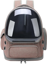 Cat Backpack Carrier for Cats and Small Dogs - Brown / Large