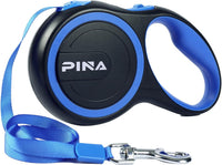 Retractable Dog Leash, 26ft Dog Leash for Small Medium Large Dogs Up to 110lbs, 360° Tangle-Free - 16 ft / Black Blue