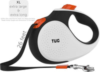 TUG Original Retractable Dog Leash - White/Orange / XL - image 2