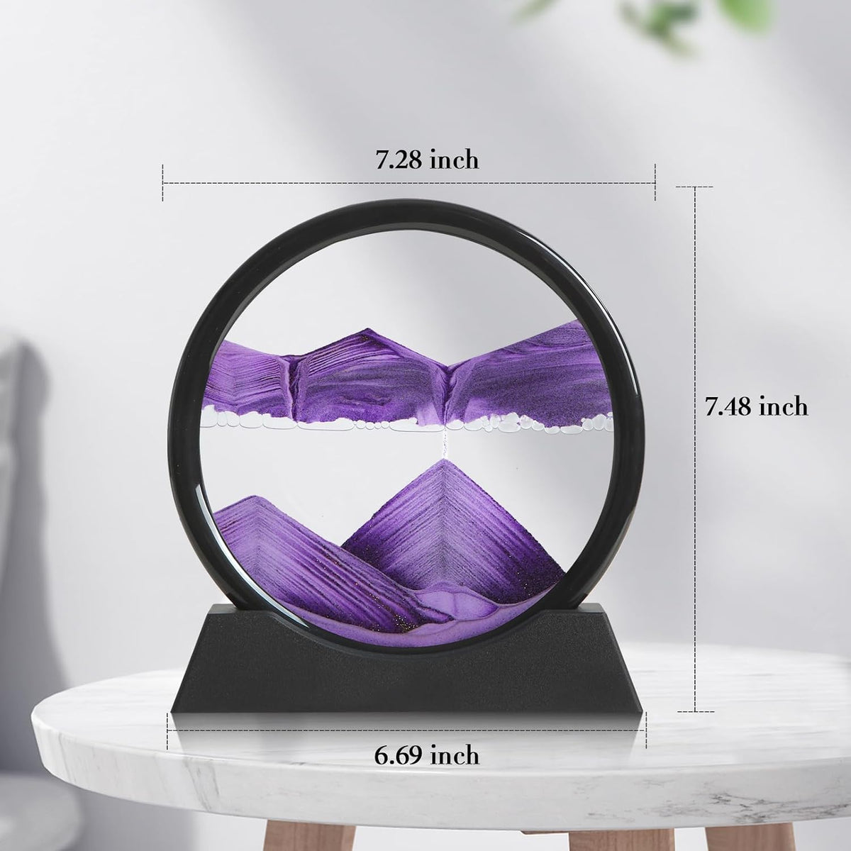 Moving Sand Art Liquid Motion - 7 inch / Purple - image 2