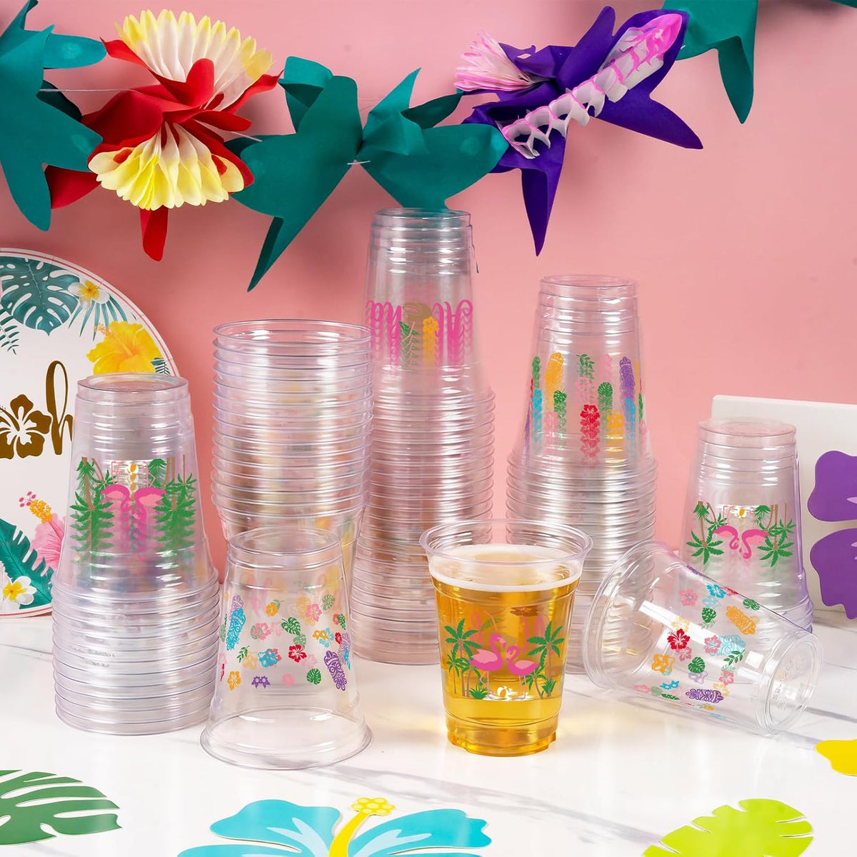 Race Car 2 Fast 2 Furious Birthday Party Decorations Cups for Boys - Hawaiian Cup / 50 - image 2