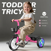 Umatoll Tricycle for 2-5 Year Old - Rose - image 2