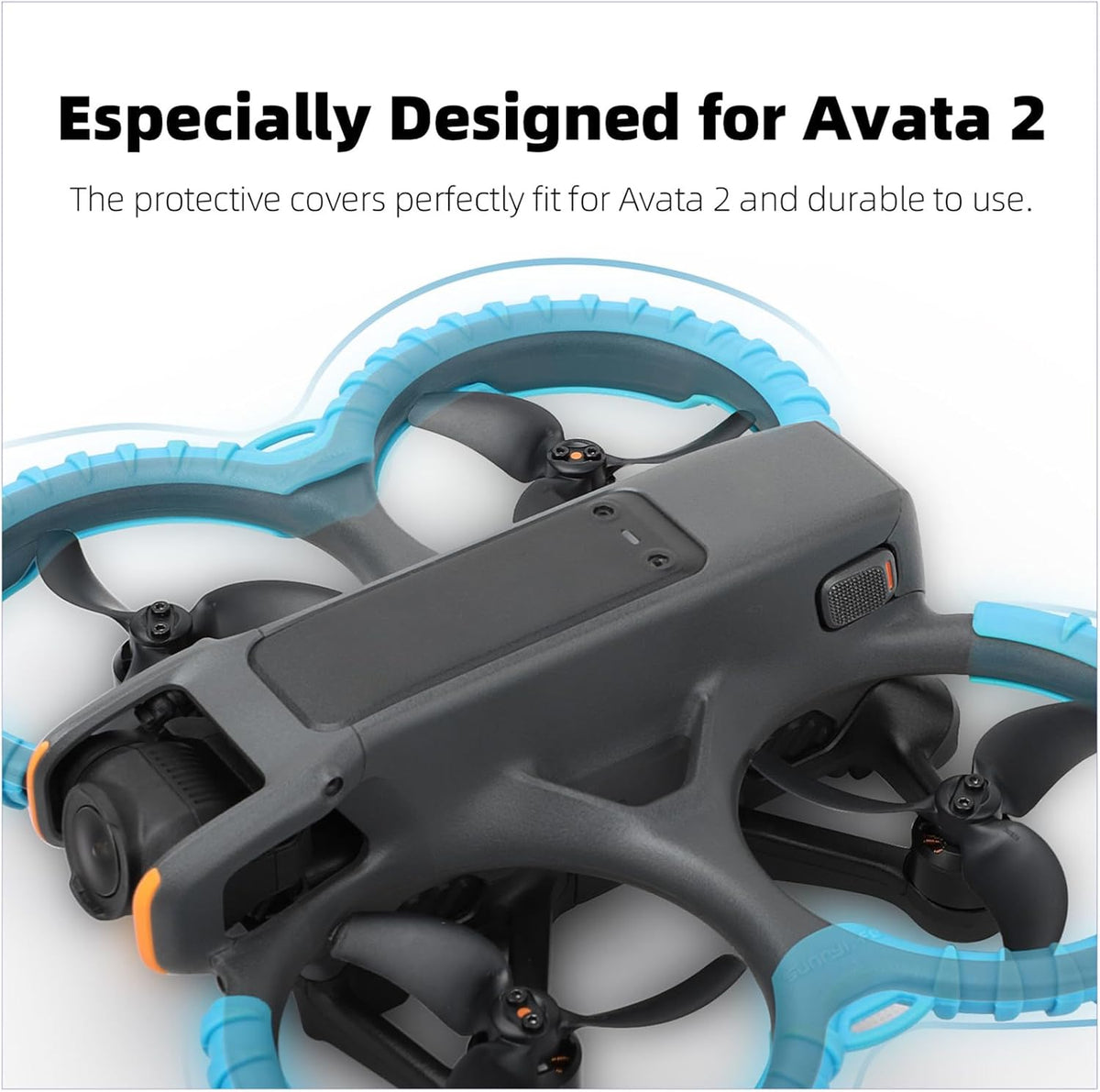 FSIDIWT silicone propeller guard bumper ring for DJI Avata 2 drone - view 7
