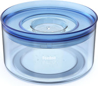Feedoo 1Gallon No Spill Water Bowl for Dogs - Serenity Blue