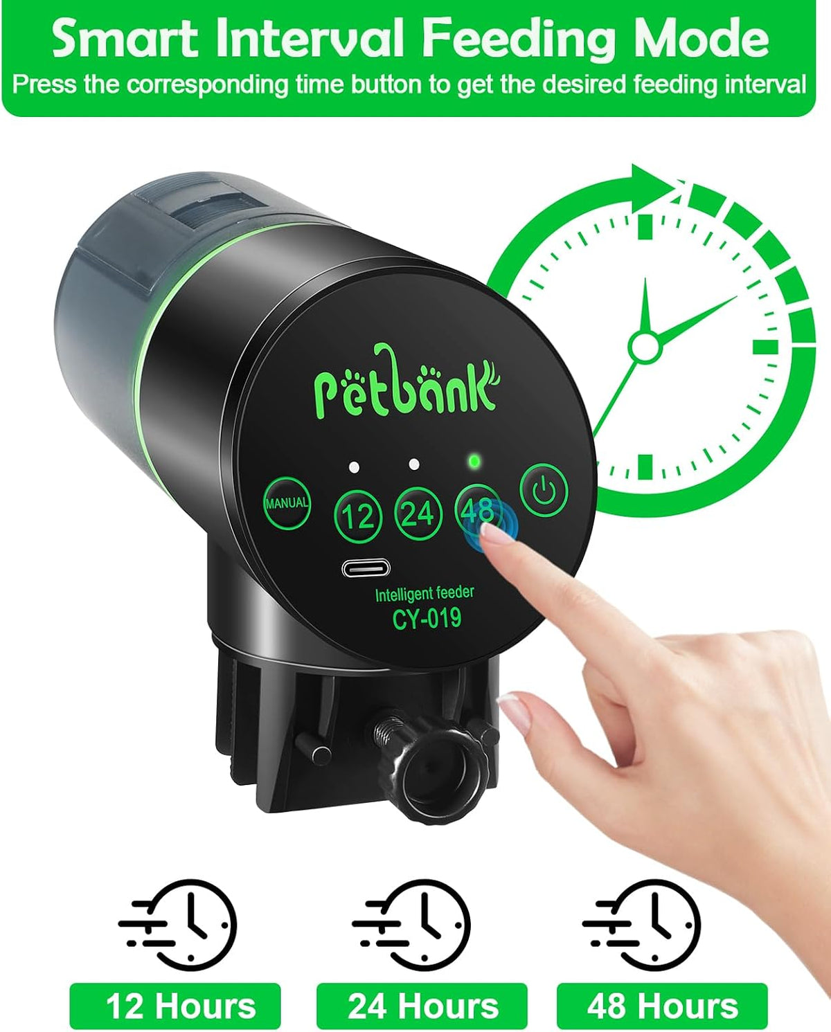 Automatic Fish Feeder for Aquarium Easy Setup & 12/24/48H Interval – Essentials for Fish - image 4