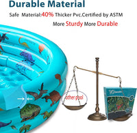 Dinosaur Inflatable Kiddie Pool - 48"*12" - image 4