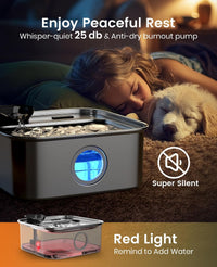 oneisall 10L/2.6Gal Dog Water Fountain for Large Dogs – Essentials for Dogs - Water Pump for 10L Dog Fountain - image 2