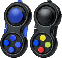 Original Fidget Toy Game, Rubberized Classical Controller – Fun for Kids & Family - 2 / Original Version/Blue Style