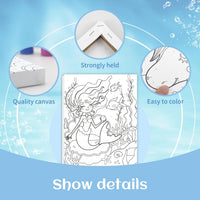 goldentime 3 Pack Kids Paint by Numbers Kit - seaworld - image 3