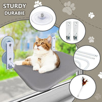 Cat Window Perch Seat Hammock - gray - image 2