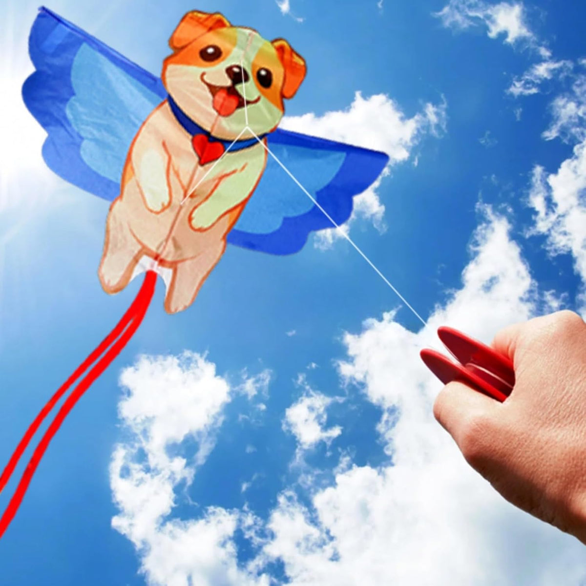 HENGDA KITE cartoon bee kite with yellow body, light wings and long tail - view 16