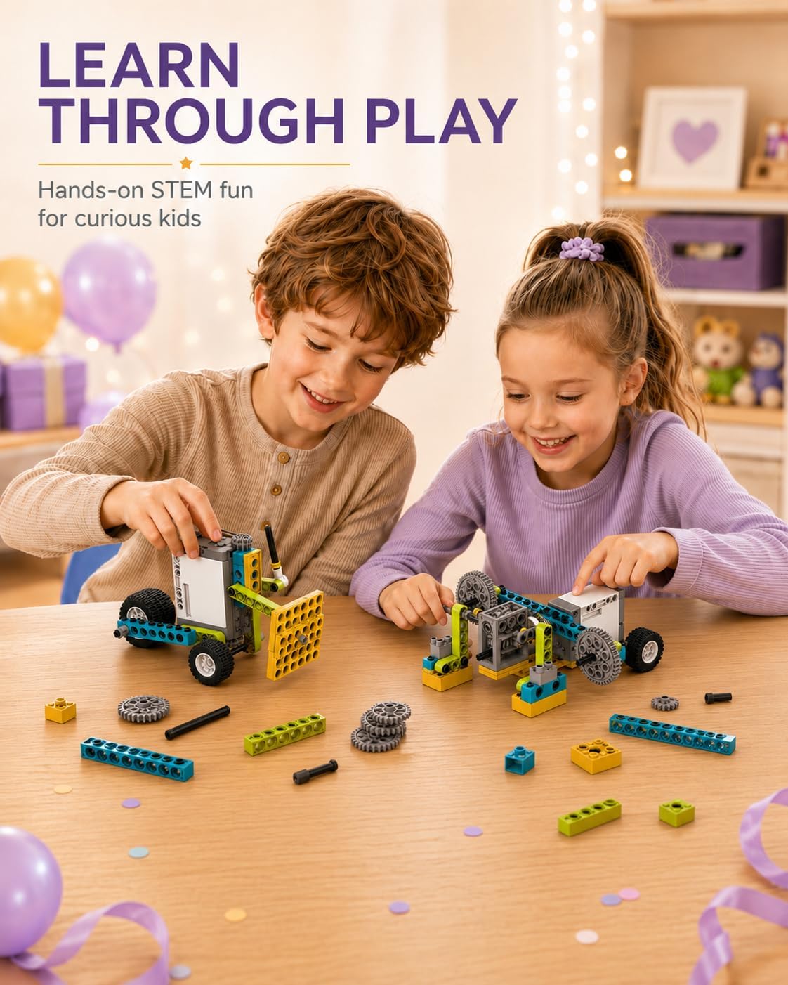Veecafiodi magnetic blocks set with dinosaur figures - view 11