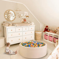 GOGOSO star, heart and moon ball pit balls in a pastel color mix with storage bag - view 33