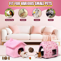 Guinea Pig Hideout, Guinea Pig Bed - Plush House - image 4