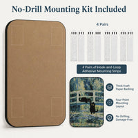 Cat Wall Scratcher, Art Cat Scratching Board for Indoor Cats – Essentials for Cats - Lily Pond Bridge New - image 4