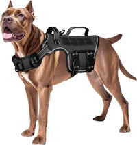 Dog Harness for Large Dogs - Black / XL(Neck:21-32",Chest:26-39"),75-135 lbs