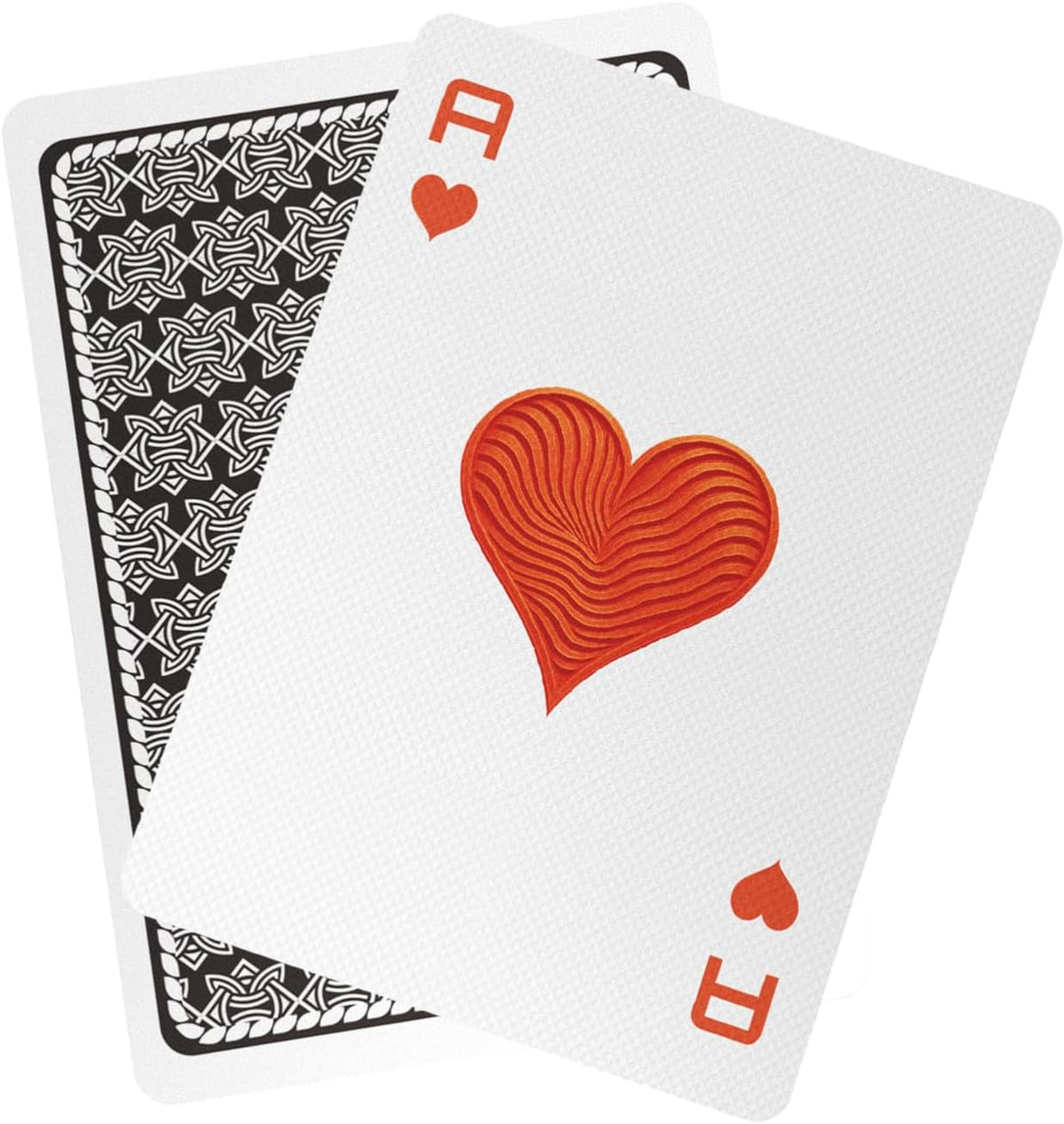 BIERDORF Waterproof Playing Cards, Deck of Cards, Poker Size – Fun for Kids & Family - Hydrogriptex White