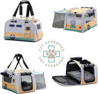 Soft-Sided Airline Approved Cat Carrier with Expandable Hideaway - Sunny Rambler - image 2