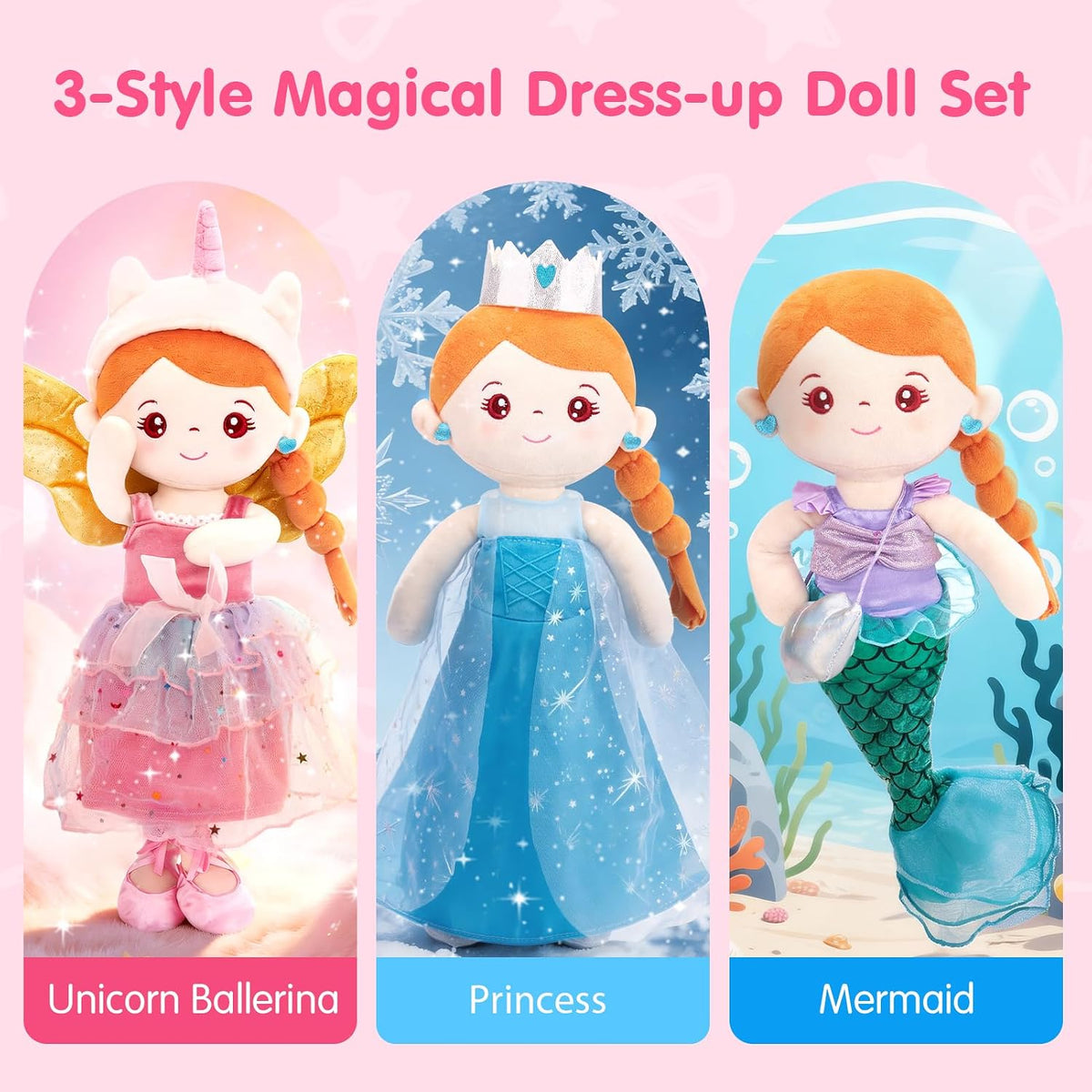 hahaland Dress Up Doll Playsets - Princess - image 2