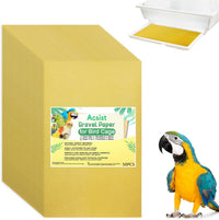 10PCS Gravel Paper for Bird Cage - 17”x 11”-50PCS