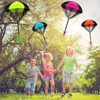 Pinkiwine 6 pack parachute throwing toys in six colors - view 3