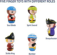 Finger Puppets for Kids, Tiny Hands Toys - Pirate A - image 3