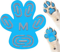 Non-Slip Dog Paw Protector Pads for Senior Dogs, Dog Paw Adhesive Pads on Hardwood Floor,Senior Pets Essentials with Strong Traction,Puppy Grippers,Blue,12 Sets 48 pc M