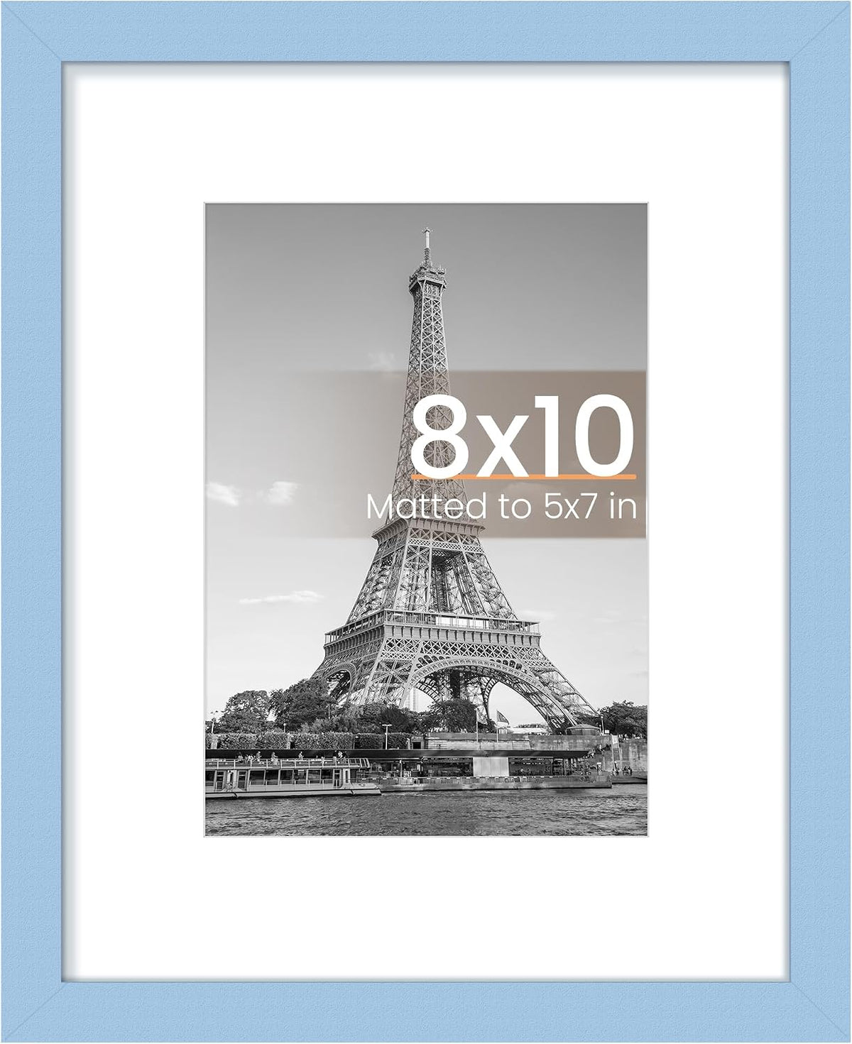 upsimples 50x70cm Puzzle Frame, Wall Decor Frames - Blue / 8x10