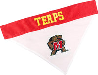 Pets First Collegiate Pet Accessories, Reversible Bandana - Large/X-Large / Maryland Terrapins