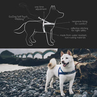 EzyDog Quick Fit Dog Harness, Soft Neoprene Padding - Large / Purple - image 3
