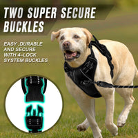 BARKBAY Dog Harness No Pull for Large Dogs Front Back Clips - Large(Chest:24.5-32.5") / Black - image 4