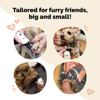 LuckyTail Dog Nail Grinder, Whisper-Quiet - White - image 4