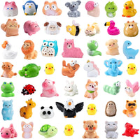 DIYDEC 60PCS Luminous Mini Resin Animals 60 Styles Miniatures Glow - 50pcs Mini Resin Animal