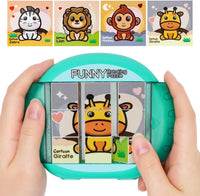 Rotating Puzzle for Toddlers Kids 3+, Travel Essentials Toys – Fun for Kids & Family - Animal