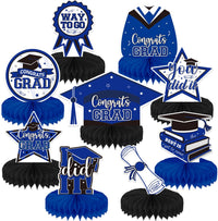Halloween Table Decorations - Blue Graduation