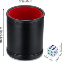 Felt Lined Professional Dice Cup - image 2