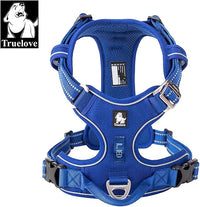 TRUE LOVE Dog Harness No Pull Nylon Reflective Pet Harness Adjustable Comfortable Control Step-in Brilliant Colors Truelove TLH56512 Royal Blue