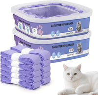 10 Pack Cat Litter Refill Bags Compatible with Your Litter Refill - Purple