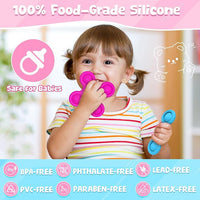 Spinner Toys for Babies, 3PCS | Suction Cup Spinner Toy for 1 2 Year Old Boys Girls | Suction Spinners Baby | Baby Toys 12-18 Months | Sensory Toy for Toddlers 1-3 (Cute Animals)