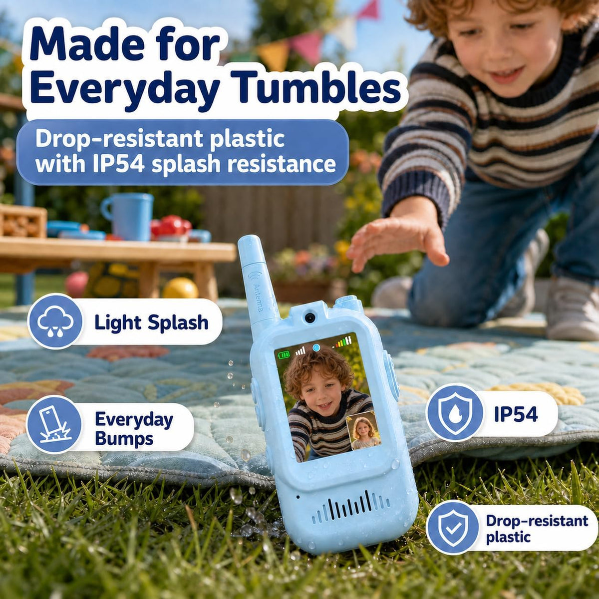 Video Walkie Talkies for Kids - Pink-Blue - image 3
