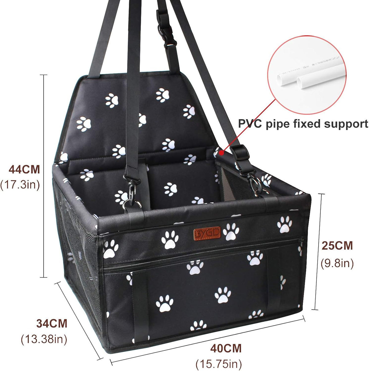 Portable Pet Dog Booster Seat for Small and Medium Pets – Essentials for Dogs - Booster seat with cushion - image 2
