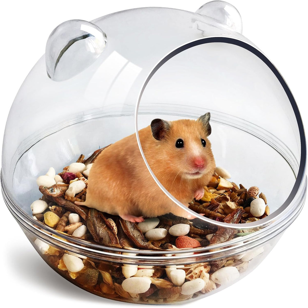 Hamster Bathtub, Hamster Bathroom, Sand Bath Container - L 5.5x5.5x4.3 inch - image 2