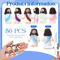 Sumind 50 Pcs Little Jesus Figures Original Design - Comprehensive Colors - image 2