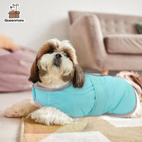 Queenmore Cold Weather Dog Coats Loft Reversible Winter Fleece Dog - Large / Light Blue - image 4