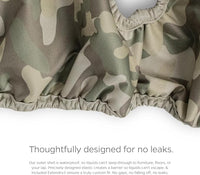 Pet Parents® Washable Dog Diapers (3pack) + Extendrs® of Durable Doggie Diapers, Premium Dog Diapers Female & Male (Small, Camo)