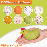 ZEBNYYA 8 chicken bean bags for kids in assorted colors with carry bag - view 4