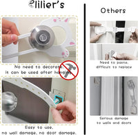Cat Door Latch Holder, 8 Adjustable Sizes Flexible Cat Door Stopper – Essentials for Cats - 1*white - image 3